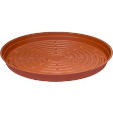 Plant Saucers Curtis Vinyl Plant Saucer 16 in Terracotta Set of 25