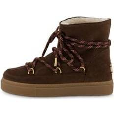 INUIKII Skor INUIKII Winter Brown Suede Ankle Boots - Brown