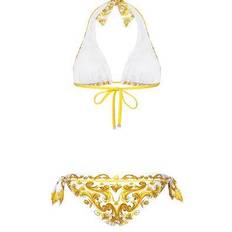 Dolce & Gabbana Bikinis Dolce & Gabbana Padded Triangle Bikini Multicolor