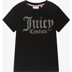 Juicy Couture Diamante Logo T-Shirt - Black