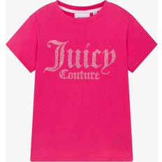 Pink T-shirts Juicy Couture Girls Cotton T-Shirt - Pink