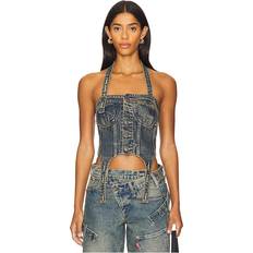 Levi's Mujer Blusas Levi's Bell Denim Corset - Blue