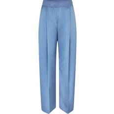 Stine Goya Bukser & Shorts Stine Goya Wide Leg Long Pants - Infinity Blue