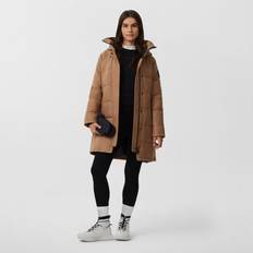 Canada Goose Women Coats Canada Goose Shelburne Parka AlluraLuxe Wool - Camel Melange