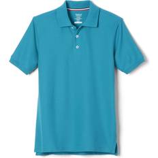 Turquoise Polo Shirts Children's Clothing French Toast Short Sleeve Polo Shirt - Blue