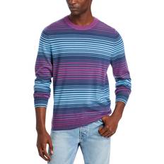 Merino Sweater - Purple/Blue Stripe