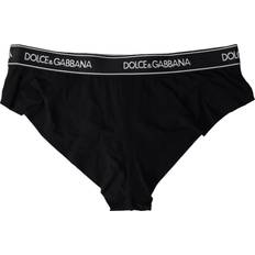 Dolce & Gabbana Woman Men's Underwear Dolce & Gabbana Black Modal Stretch Logo Underwear Black