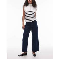 & Other Stories Trousers & Shorts & Other Stories Stretch Wide Leg Cropped Jeans Blue Rinse