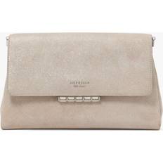 Suede Clutches Kate Spade Grace Glitter Suede Clutch - Silver