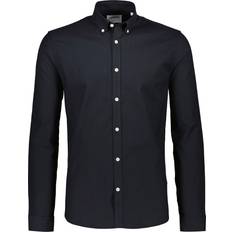 Lindbergh Herr Skjortor Lindbergh Oxford Skjorte Slim Fit - Sort