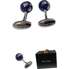 Paul Smith Globe Cufflinks - Navy/Silver