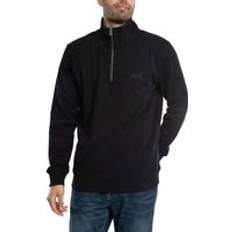 Superdry Herr Tröjor Superdry Essential Logo Half Zip - Svart
