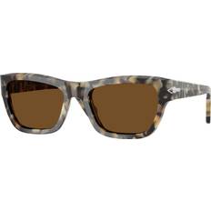Persol Polariserande - Vuxen Solglasögon Persol PO0091S Polarized Sköldpaddemönstradeshell Solglasögon - Brun
