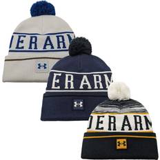 Elastane/Lycra/Spandex Beanies Under Armour Halftime Pom Pom Beanie - Midnight Navy/Summit White