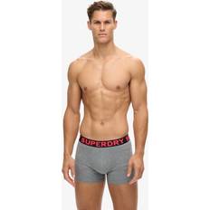 Superdry Herr Underkläder Superdry Förpackning Med 3 Boxershorts Text - Grey