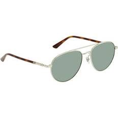 Gucci Adult Sunglasses Gucci Green Aviator Sunglasses - Men's