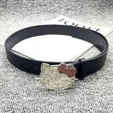 Denim Belts Salouo Hello Kitty Belt - Kawaii Pink