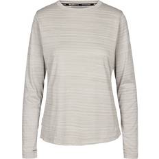 Woman - XXS Blouses Trespass Nettil Long Sleeved Active Top - Light Grey