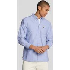 Lyle & Scott Skjortor Lyle & Scott Enkel Oxford Skjorta Blå