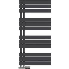 Heated Towel Rails EMKE Badheizkörper 100 x 50 cm 529W Schwarz Schwarz