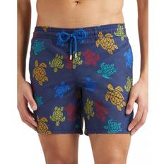 Polyamide Swimming Trunks Vilebrequin Moorea Printed 5.5 Swim Shorts - Navy