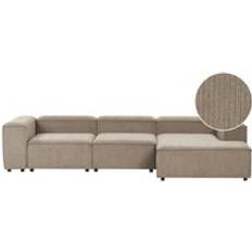 Divano 3 Posti - Divano Angolare Divani Beliani Modern Left Hand Modular Sofa 3 Seater