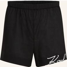 Karl Lagerfeld Shorts Karl Lagerfeld Badeshorts - Sort/Hvid
