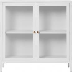 Hvid Vitrineskabe House Nordic Dalby Skab Hvid 80x35x80 cm Vitrineskab 80x80cm