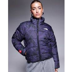 The North Face Puffer Jacket 3D Summit Mesh Print - Peak Purple