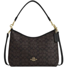 Coach Canvas Bags Coach Laurel Shoulder Bag In Signature Canvas - Gold/Walnut/Black