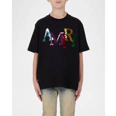 Tシャツ・カットソー AMIRI Men T Shirts JYTE1073BLACK Black AMIRI logo-print Cotton T-shirt | Black | FARFETCH GE