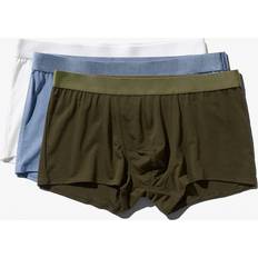 CDLP Kalsonger CDLP Boxer Trunk - White/Olive Green/Steel Blue