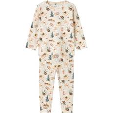 Jungen Schlafanzüge Name It Toddler Roccos Pyjamas - Peyote Melange (13234544)