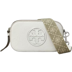 Bags Tory Burch Mini Miller Crinkle Crossbody Bag - Blanc