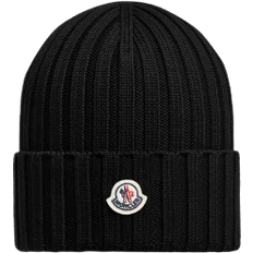 Women - Wool Accessories Moncler Wool Hat - Black