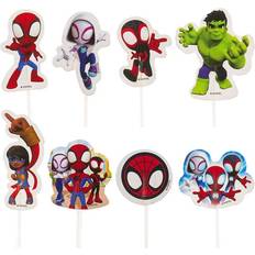 Tårtdekorationer Dekora Spidey - Cake Toppers 16-pack Tårtdekoration