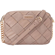 Carvela Lexi Weave Cross Body Bag - Taupe