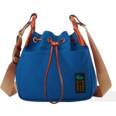 Dooney & Bourke Canvas Bags Dooney & Bourke Canvas Drawstring Fabric Shoulder Bag French Blue