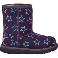 Boys Winter Shoes Children's Shoes UGG Kid's Classic II Iridescent Stars - Nightshade/Purple Iridescent