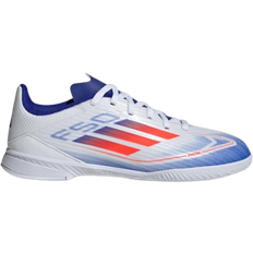 EVA Fußballschuhe adidas Junior F50 League IN - Cloud White/Solar Red/Lucid Blue