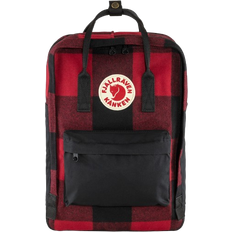 Fjällräven Kånken Re-wool Laptop 15 Red/Black Red-Black OneSize