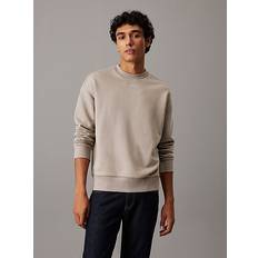 Calvin Klein Relaxed Terry Modal Sweatshirt - Stone