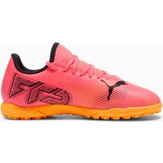 Rosa Scarpe da sport Puma Youth Future 7 Play TT - Sunset Glow/Black/Sun Stream