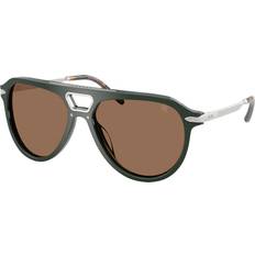 Ralph Lauren Sunglasses Rl8228u Uomo Pilot Verde