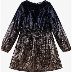 Name It Children's Clothing Name It Ombré Sequin Dress - Blue/Gold