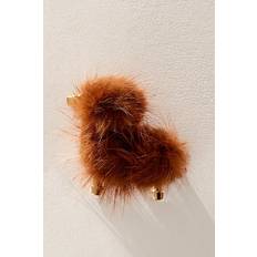 Metal Brooches Free People Furry Friend Brooch - Llama