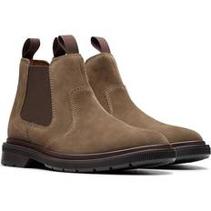 Clarks Beige Boots Clarks Burchill Up Suede Boot