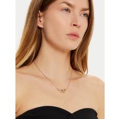Tory Burch Armband Tory Burch Interlocking Wishbone Bracelet - Gyllene