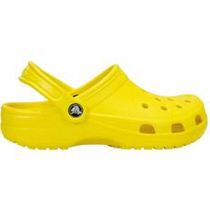 Amarillo - Mujer Zapatillas de Exterior Crocs Classic Clog - Lemon