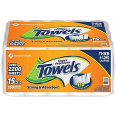 Cleaning Equipment & Cleaning Agents Member's Mark Select & Tear 2-Ply Paper Towels 150 Sheets